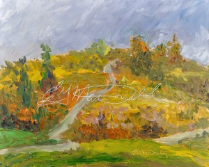 EIGHT people came out today! WHOOT! We had to run for cover at noon. Seeing the dark clouds rolling in I treated this painting like a quick draw event. Now if I could only do that more often. — at Malden Park